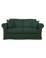 Canapé 2 places en tissu kaki - Crowson