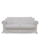 Canapé 3 places en tissu blanc - Crowson