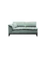 Module 2 places accoudoir gauche en tissu gris - Stockholm