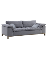 Canapé 3 places en tissu gris - Stockholm