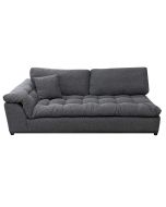 Module 3 places accoudoir gauche en tissu gris anthracite - Stockholm