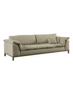 Canapé 3,5 places en tissu beige - Stockholm