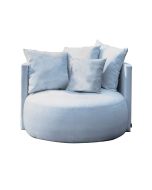 Fauteuil lounge crème - Paolo