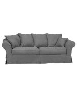 Canapé gris 3 places en tissu - British