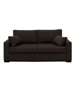 Canapé 3 places en tissu gris chiné - Malcolm