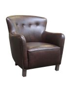 Fauteuil en cuir - Sheffield