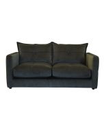 Canapé 2 places en tissu gris - Kent