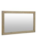 Miroir rectangulaire en épicéa massif gris tourterelle - Provence