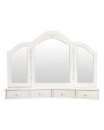 Miroir coiffeuse en bois blanc - Romance