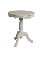 Guéridon blanc en bois - Romance