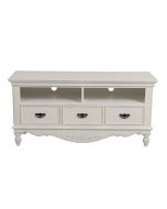 Meuble TV blanc avec rangements - Romance