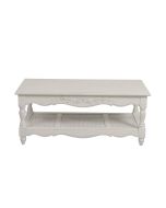 Table basse blanche rectangulaire - Romance