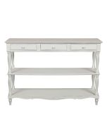 Table drapier blanche en bois - Romance