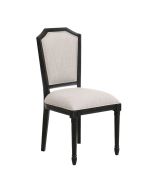 Chaise en tissu et hévéa - Bruges