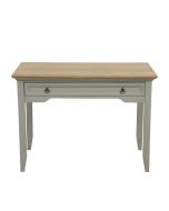 Bureau gris 1 tiroir en pin massif et plateau en frêne massif - Esquisse