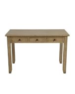 Bureau avec tiroirs en épicéa naturel cendré - First