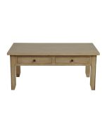 Table basse rectangulaire avec rangement en épicéa - First