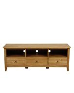 Meuble TV avec rangements en épicéa massif - First