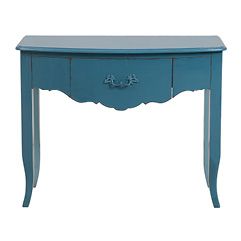 Console nuage de bleu 3 tiroirs en épicéa